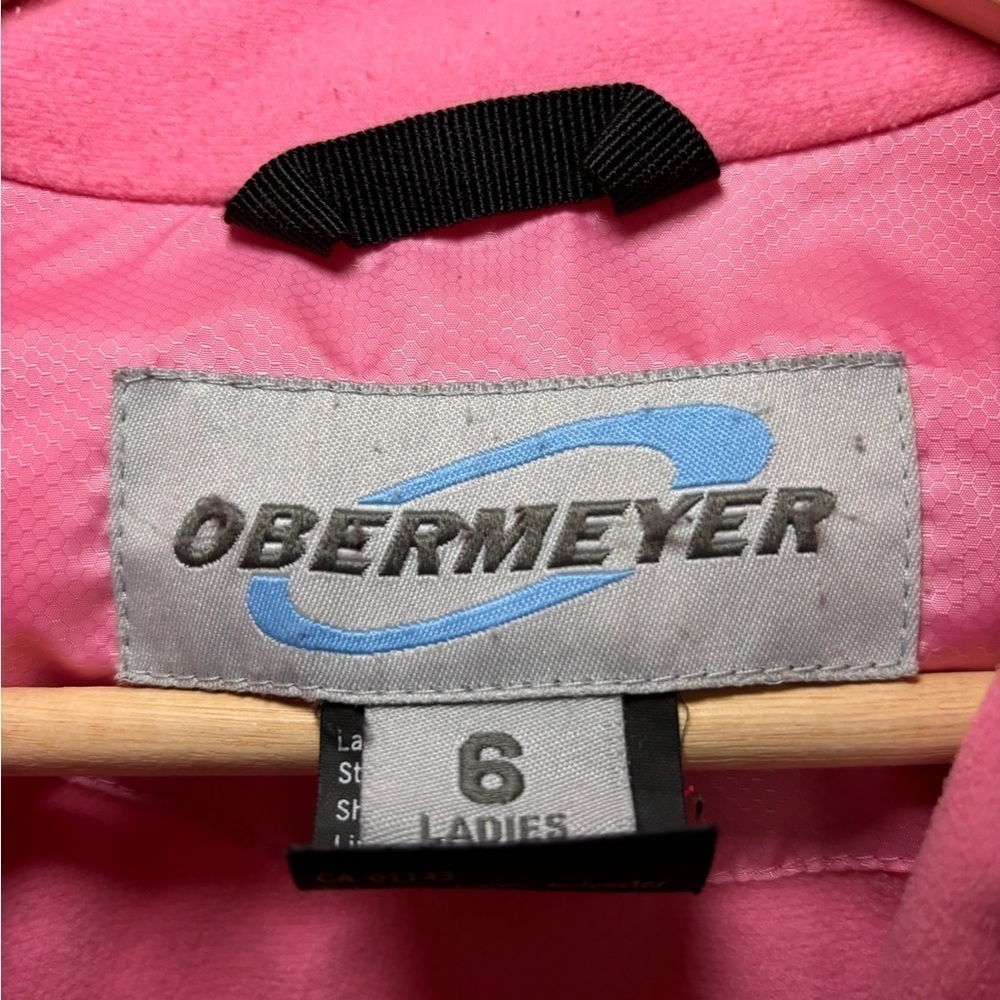 Vintage Pink Obermeyer Lightweight Jacket - size 6 - Picture 3 of 5